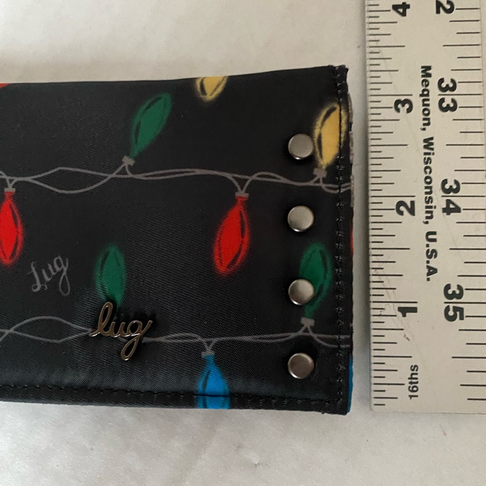 Lug Walkover Wallet Lights Black New - Picture 10 of 13